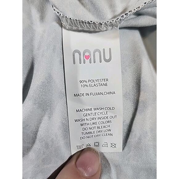 NWT Nanu Womens Dress Tunic 2X Round Neck Long Sleeve Stretch Aztec Tribal - Picture 8 of 8